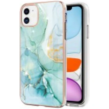 IMD Electroplating Marble Pattern TPU Phone Shell 