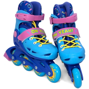 INLINE HARD BOOT ROLLER SKATES - STITCH - SIZE 30-