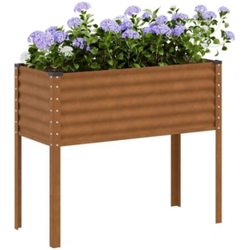 Sodo lovelis, 100x41x90cm, plienas