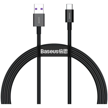 Kabelis Baseus BSU2667BLK, USB/USB Type-C, 100 cm,