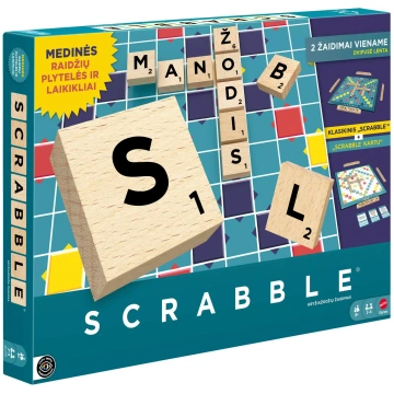 Galda spēle SCRABBLE (koka, LT)