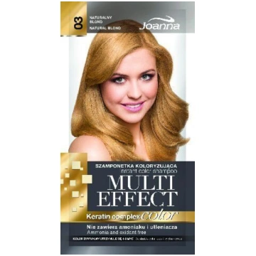 Tonējošs matu šampūns Joanna Multi Effect 35 g, 03