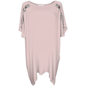 Tunika sievietēm, dekorēta ar sietu, XXXXXL Kinga
