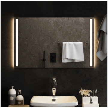 Vannasistabas spogulis ar led, 80x50 cm