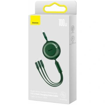 OEM Baseus Bright Mirror 4, USB-C 3-in-1 cable for