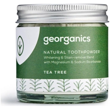 Georganics , Proszek do czyszczenia zbów, Tea Tree