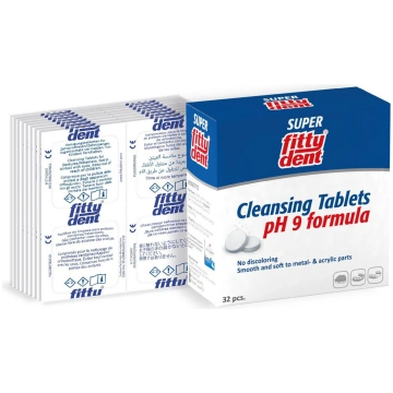 FITTYDENT, zobu protēžu tīrīšanas tabletes, 32 tab