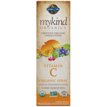 Garden of Life Mykind C vitamīna aerosols, apelsīn