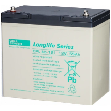 Akumulators Cellpower CPL 55-12I, 12V 55Ah