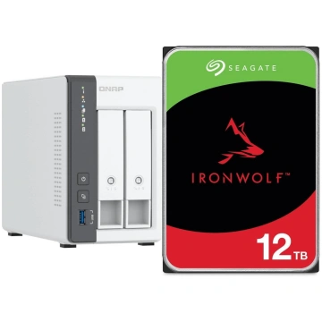 Serveris Failu Qnap Ts-216g + Seagate Ironwolf 12t
