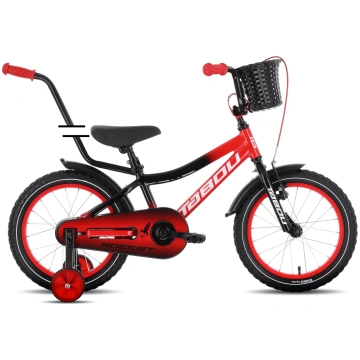 Children"s bicycle TABOU Rocket Alu, 16" black-red