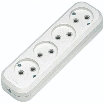 Rozešu bloks Makel, 4-viet., b/z, balts, (20)