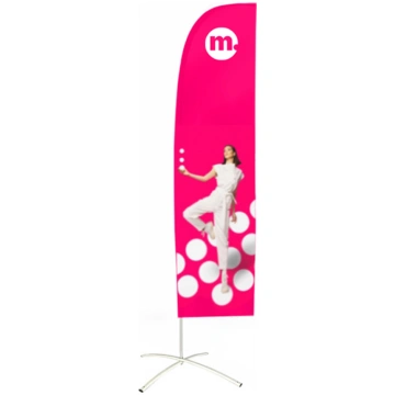 Pludmales karogs – mFlag Blade - XL Bez masta Zeme