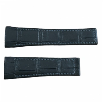 New Tag Heuer genuine leather blue watch strap 22m