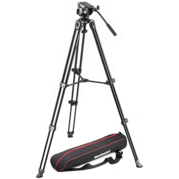 Statīvs Manfrotto MVT502AM + MVH500A, alumīnijs