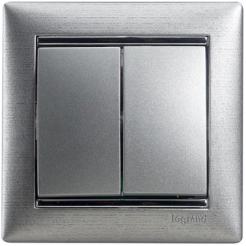 Valena alum Pārslēdzis 1+1 LEGRAND EB1589946470