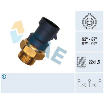 FAE 37910 Termoslēdzis, Radiatora ventilators