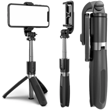 Saliekams Selfiju Kāts Nūja + Tripods Statīvs ar B