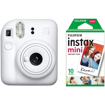 Fujifilm Instax Mini 12, clay white + film | 47413