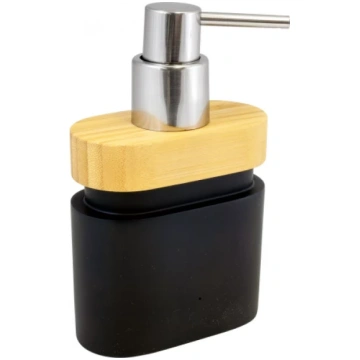 WOOD šķidro ziepju dozators melns 835-05 Duschy