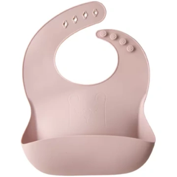 Little eater Silikona priekšautiņš Pink bib01