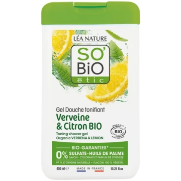 So Bio Tonizējošs dušas gels Verbena un citrons, 4