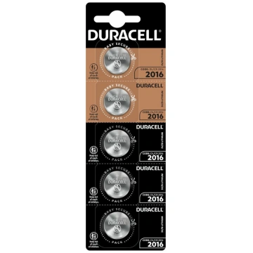 CR2016 5BL HSDC DURACELL 3V DL2016 | BLDU20165 | 5