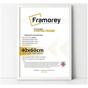 FRAMOREY plāns matēts bilžu rāmis, 24x16 collas, b