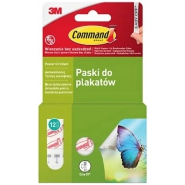 Staples Tasmy klejace Paski do plakatow COMMAND Tr