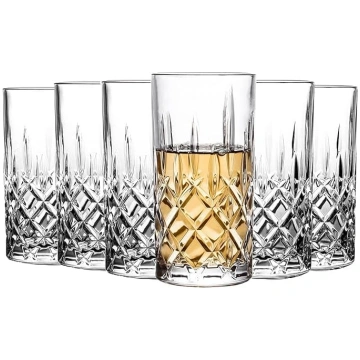 binsakao Collins Highball glāzes dzērieniem, ūdeni