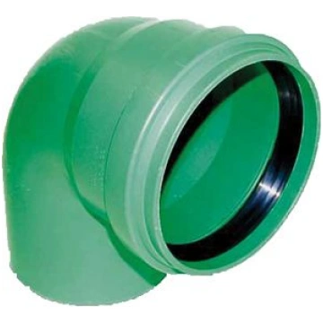 PP gludsienu līkums DN300 45° SN10 Wavin GreenConn