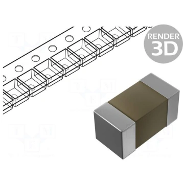 Capacitor: ceramic | MLCC | 820pF | 100V | X7R | ±