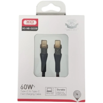 XO-NB-Q223B 60W Type-C to Type-C Fast Charging Cab