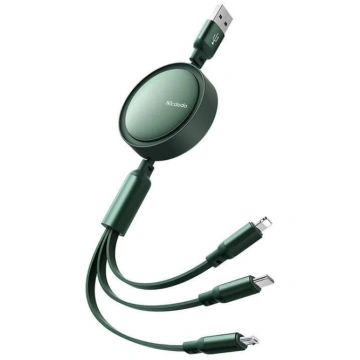 Mcdodo CA-7257 3in1 USB to USB-C / Lightning / Mic