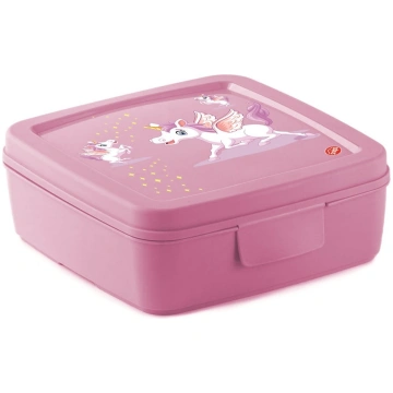 Rozā bērnu pusdienu kārba Unicorn – Snips