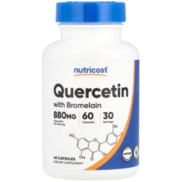Quercetin with Bromelain Nutricost 60 caps