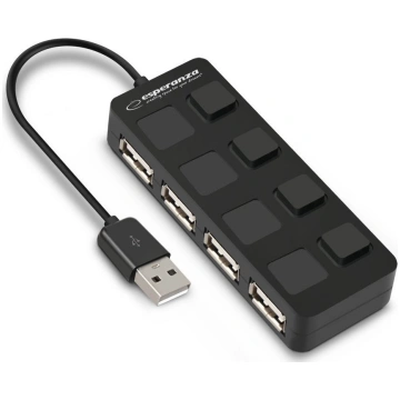 HUB USB Esperanza EA161 Esperanza usb 2.0 hub 4x u