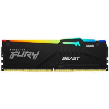 Pamięć Kingston Fury Beast RGB, DDR5, 16 GB, 6400M