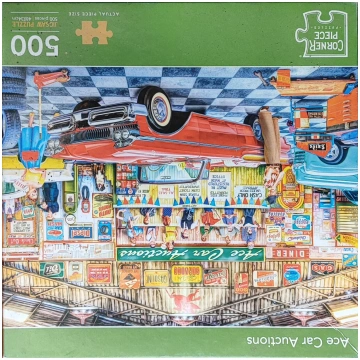 Lietots - Corner Piece Puzzles: Ace Car Auctions, 