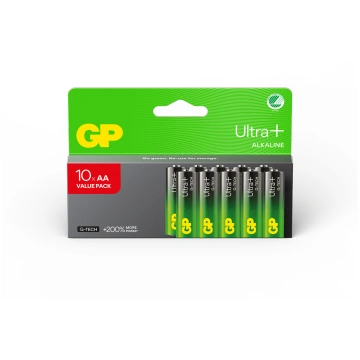 GP - Ultra Plus Alkaline Battery Size AA 15AU/LR6 
