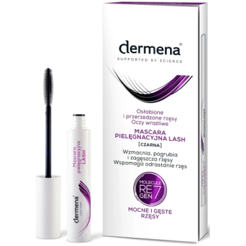Skropstu tuša Dermena Lash Care, 10 ml, melns krās