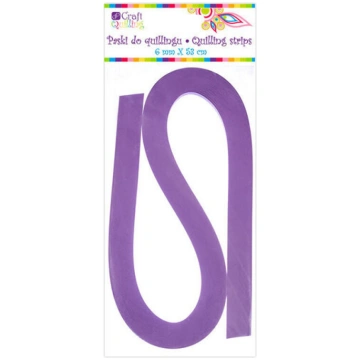 Lentes kvilingam DallPrint, 6 mm, 100 gab., violet