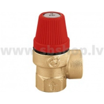 *CALEFFI Drošības vārsts 1/2"F 3 bar