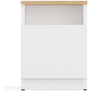 GALAX 30/1D WHITE/ARTISAN BEDSIDE TABLE