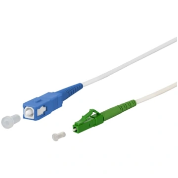 Metz Connect OpDAT patch cord, SC-S/LC-S APC OS2, 