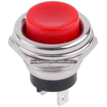 Pushbutton switch PUSH ON RED PBS26B OEM PRK0019B