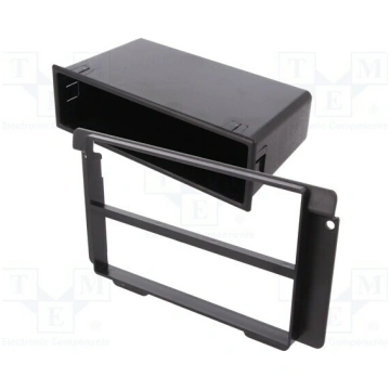 Radio frame; Land Rover; 2 DIN; black | RAM-40.465
