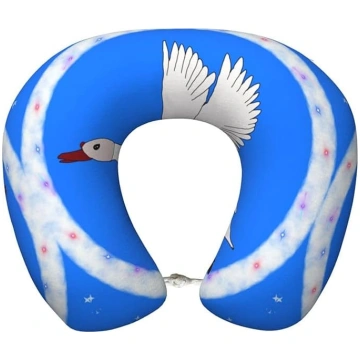 Flying White Goose memory foam U-veida ceļojumu sp