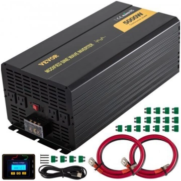 5000 W jaudas invertors no 12 V uz 120 V Vevor