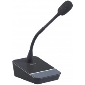 BASE MICROFONICA E MICROFONO COLLO DI CIGNO 32CM A